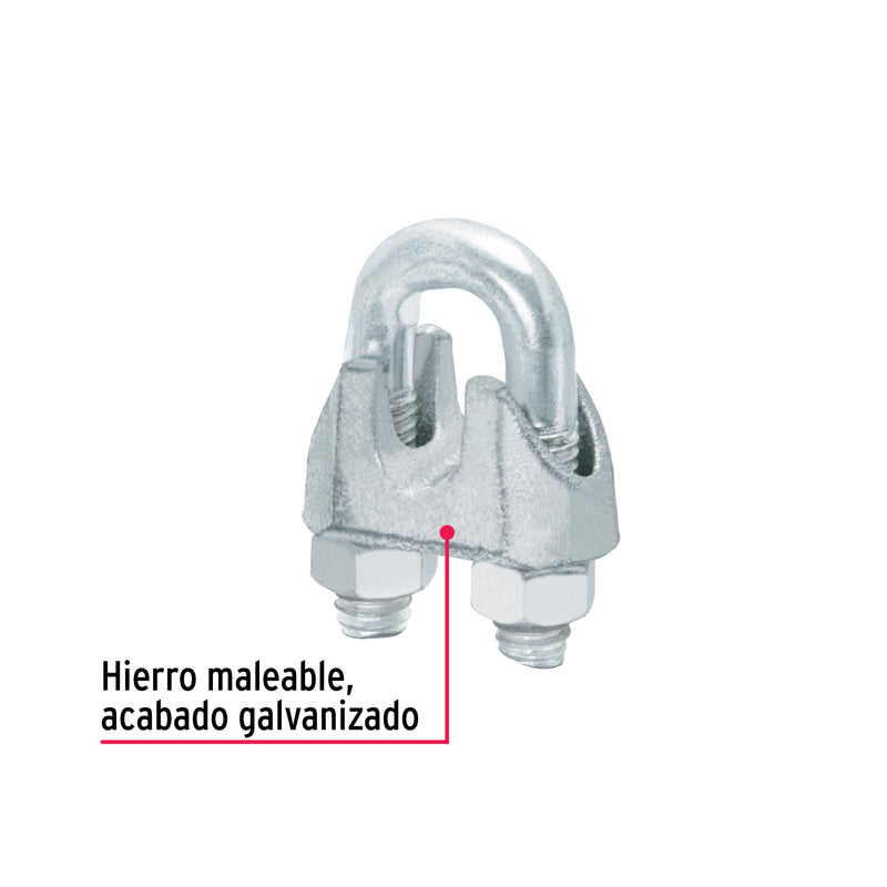 Nudos (Perros) para Cable Fiero 3/8" (9.5 mm)