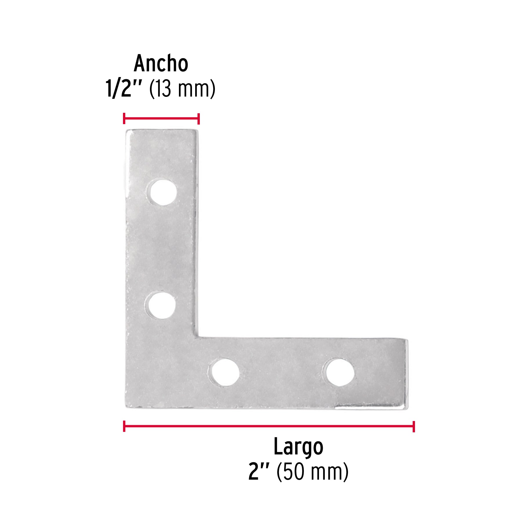 Esquinero Plano Cantonero 51 mm - 2" Fiero