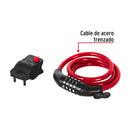 Candado de Cable con Combinacion 120 cms Hermex