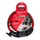 Candado de Cable con Combinacion 120 cms Hermex