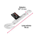 Tensor de Acero Forjado Gancho-Argolla Fiero 1/2" (13 mm)