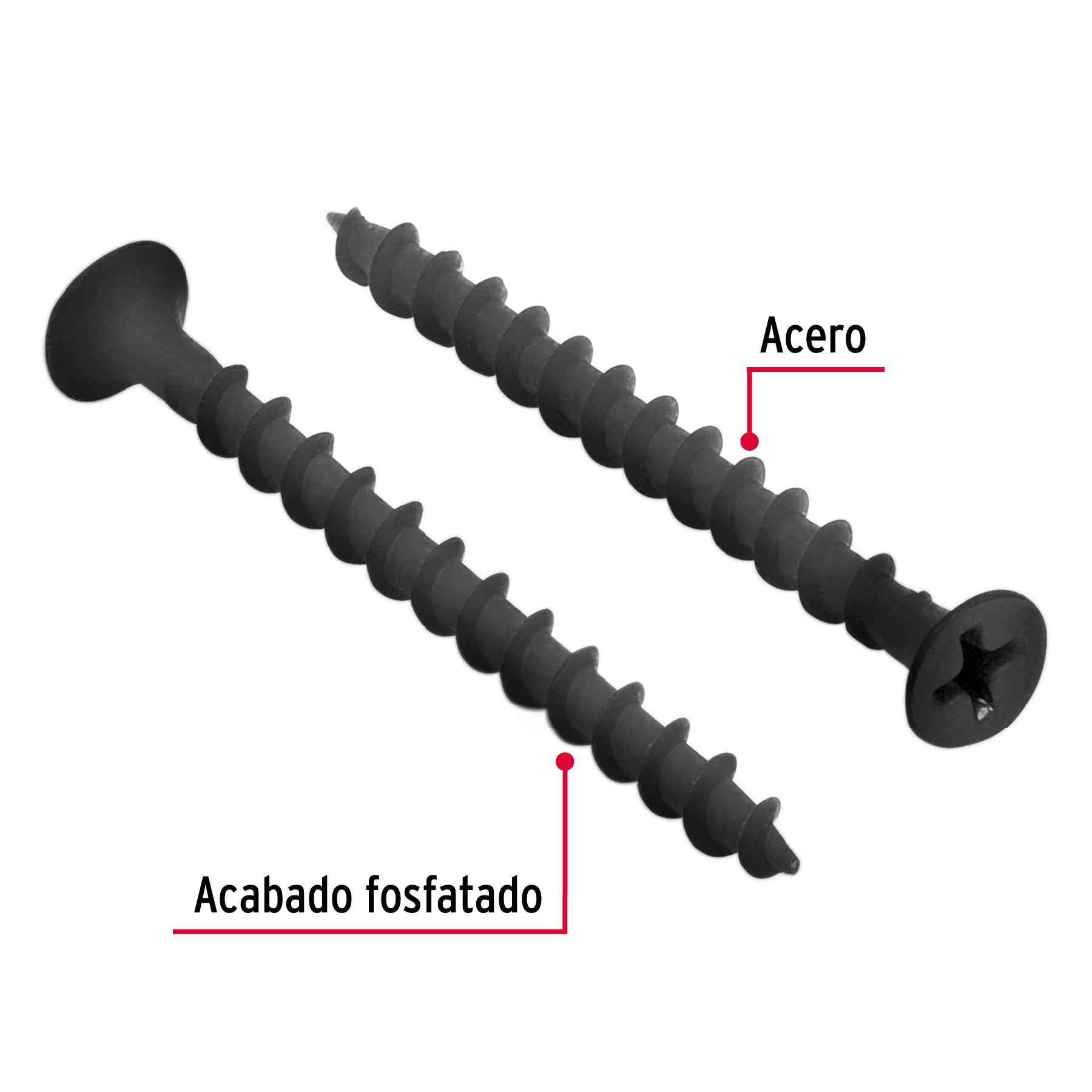 Pija Tablaroca No  6 x 1"1/4 Fiero por Pieza