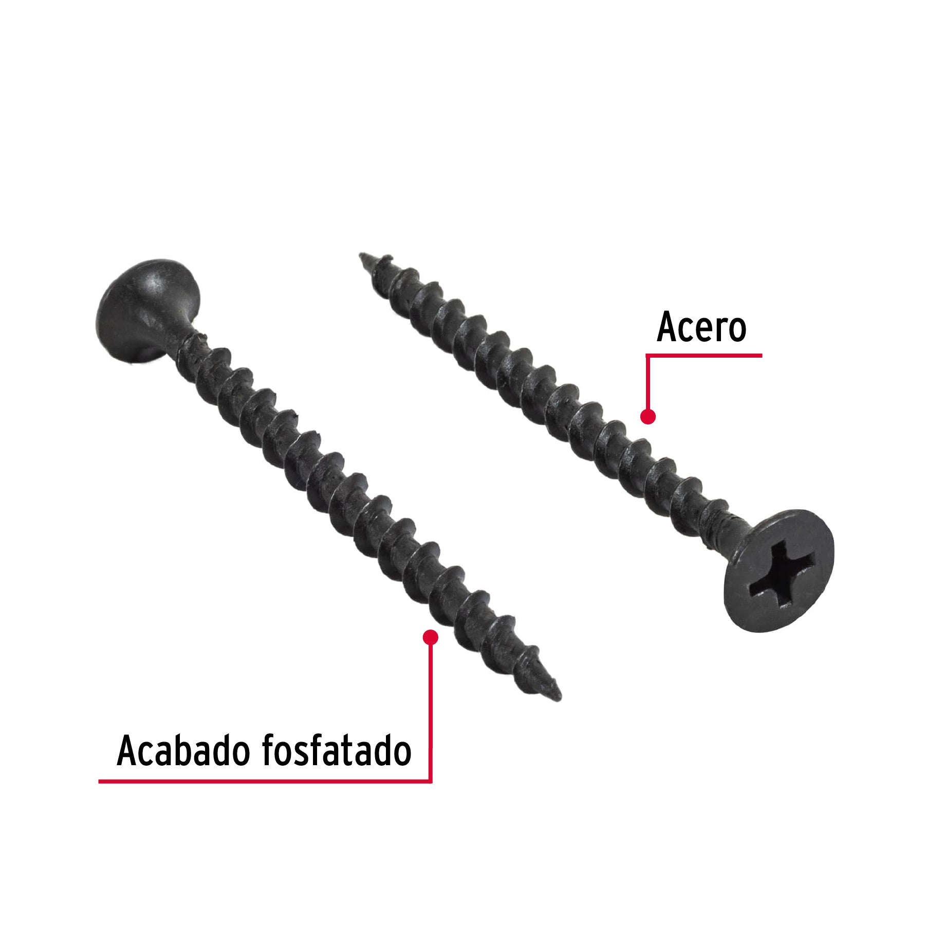 Pija Tablaroca No  6 x 2" Fiero por Pieza