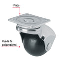 Rodaja Esferica con Placa 40 mm (1"1/2) Fiero