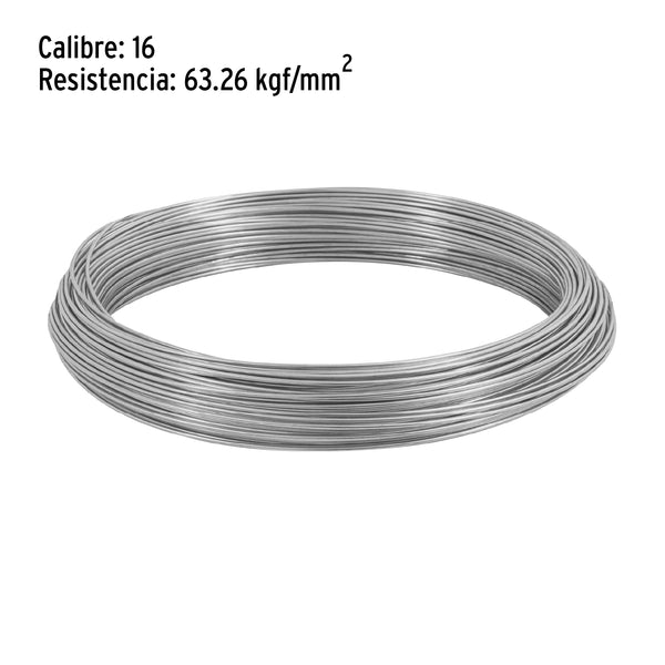 Alambre Galvanizado por Kilo Fiero Calibre 16