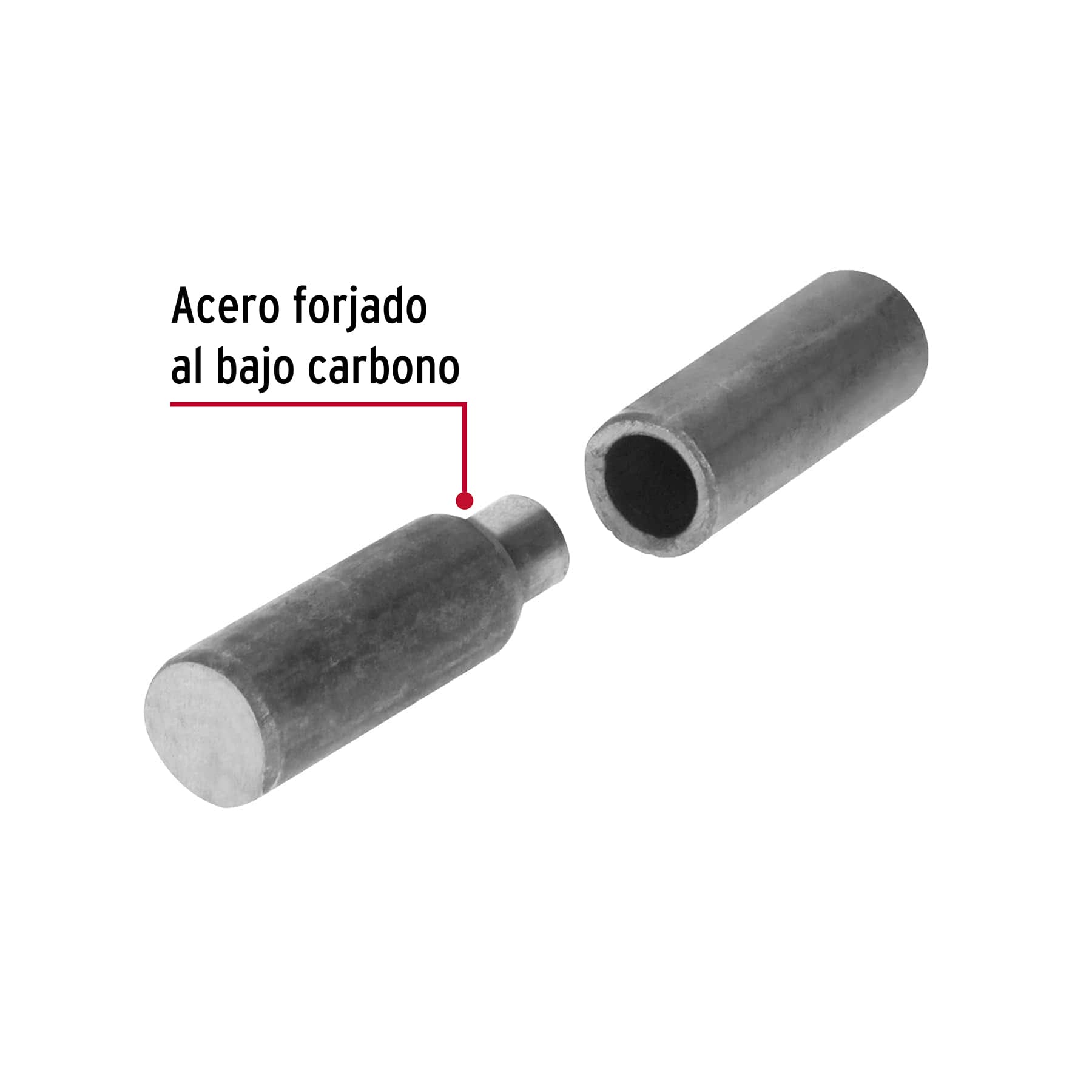 Bisagra Tubular Soldable Hermex 3/8" (9.5 mm)