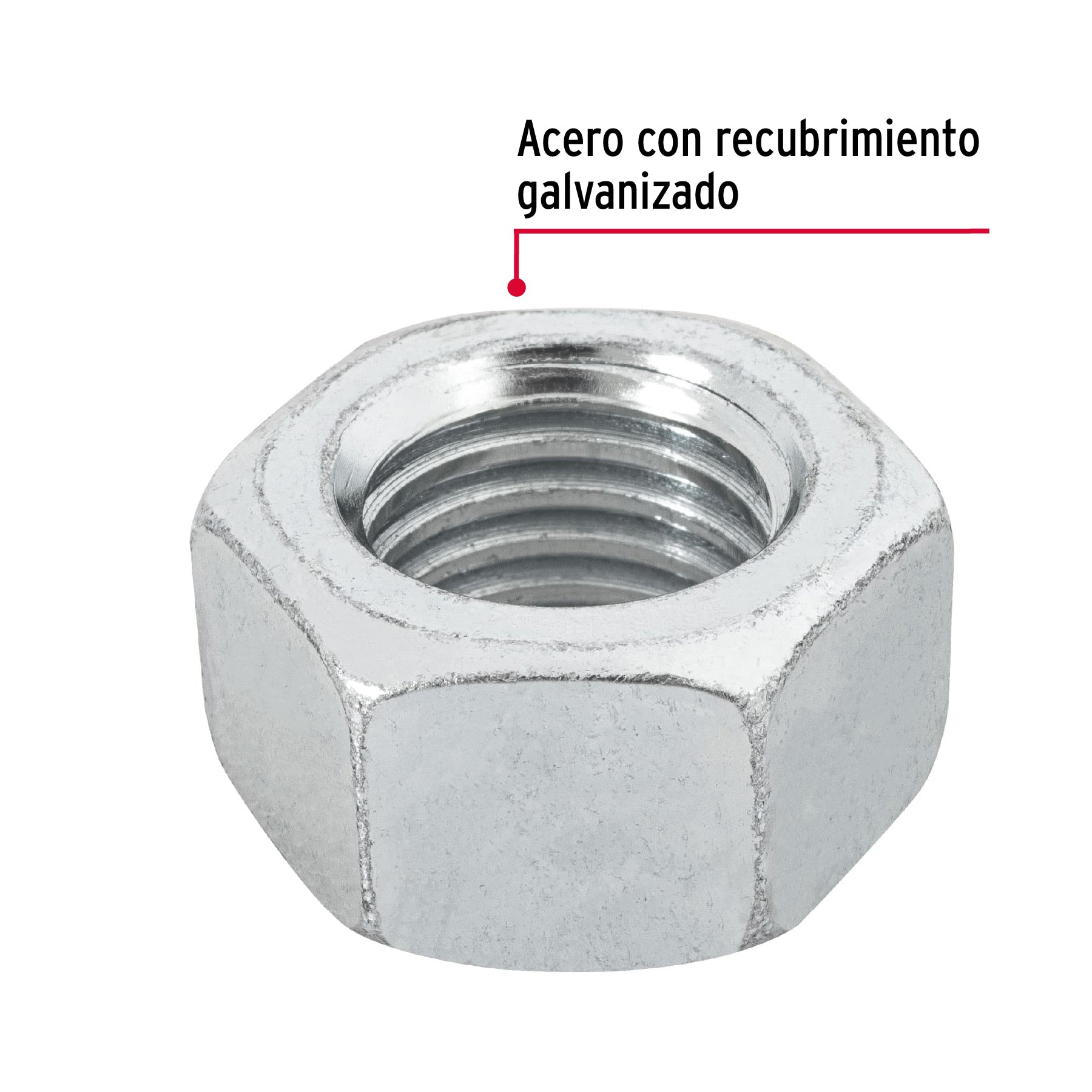 Tuerca Hexagonal 3/4" (19 mm) Fiero por Pieza