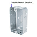 Chalupa Galvanizada Rectangular Entrada de 1/2"