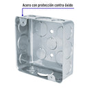 Caja Cuadrada Galvanizada 4" x 4"