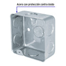 Caja Cuadrada Galvanizada 3" x 3"