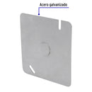 Tapa Cuadrada Galvanizada 4" X 4" Volteck