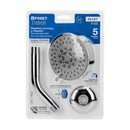 Regadera Cromo 4" con 5 Funciones con Brazo Foset Element