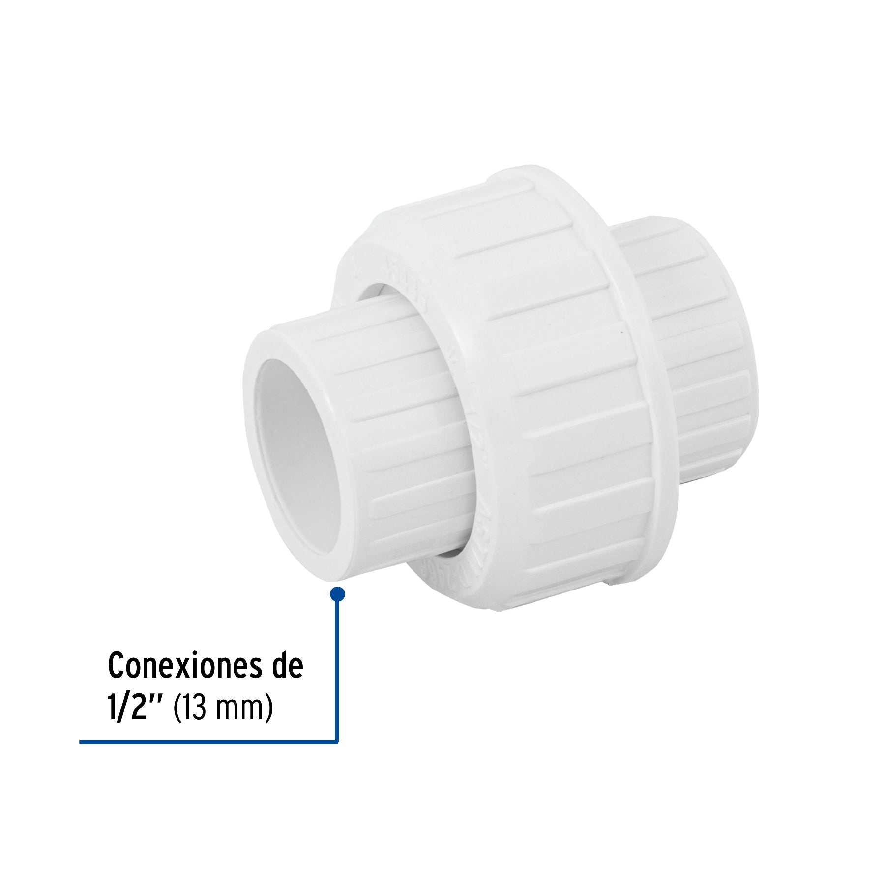 Tuerca Union PVC Hidraulico Saniflow  1/2" (13 mm)