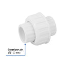 Tuerca Union PVC Hidraulico Saniflow  1/2" (13 mm)
