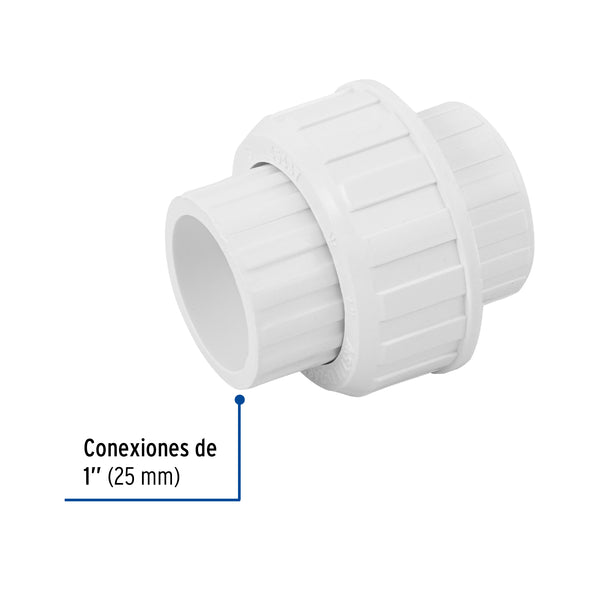 Tuerca Union PVC Hidraulico Saniflow 1" (25 mm)