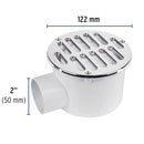 Cespol PVC Sanitario 1 Salida Lateral 2" (50 mm) Foset