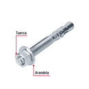 Taquete Arpon Fiero 1/2" (13 mm) X 4"1/2 (115 mm)
