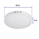 Luminario de Sobreponer LED Redondo Volteck 24 Watts Luz de Dia