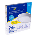 Luminario de Sobreponer LED Redondo Volteck 24 Watts Luz de Dia