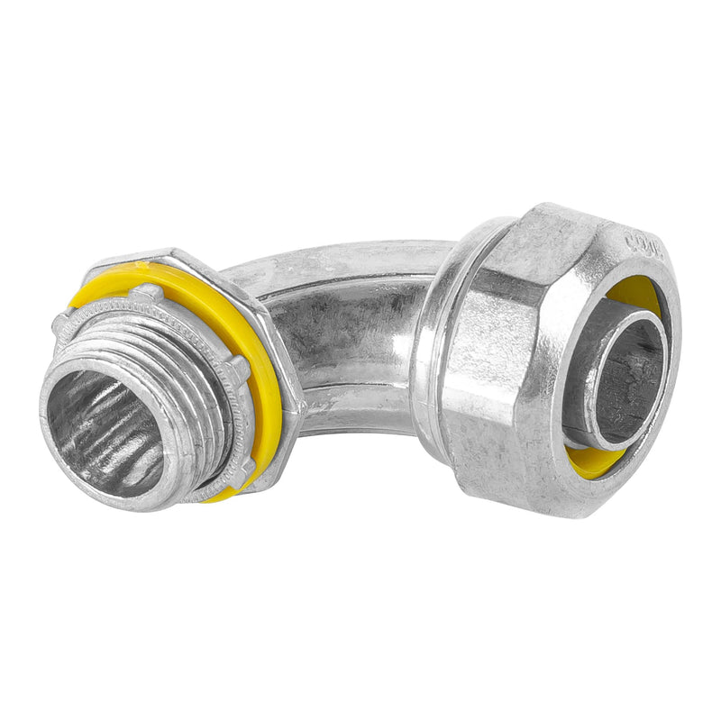 Conector Curvo Liquid Tight 1/2" (13 mm) Volteck