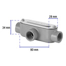 Condulet Tipo T 1/2" (13 mm) Volteck