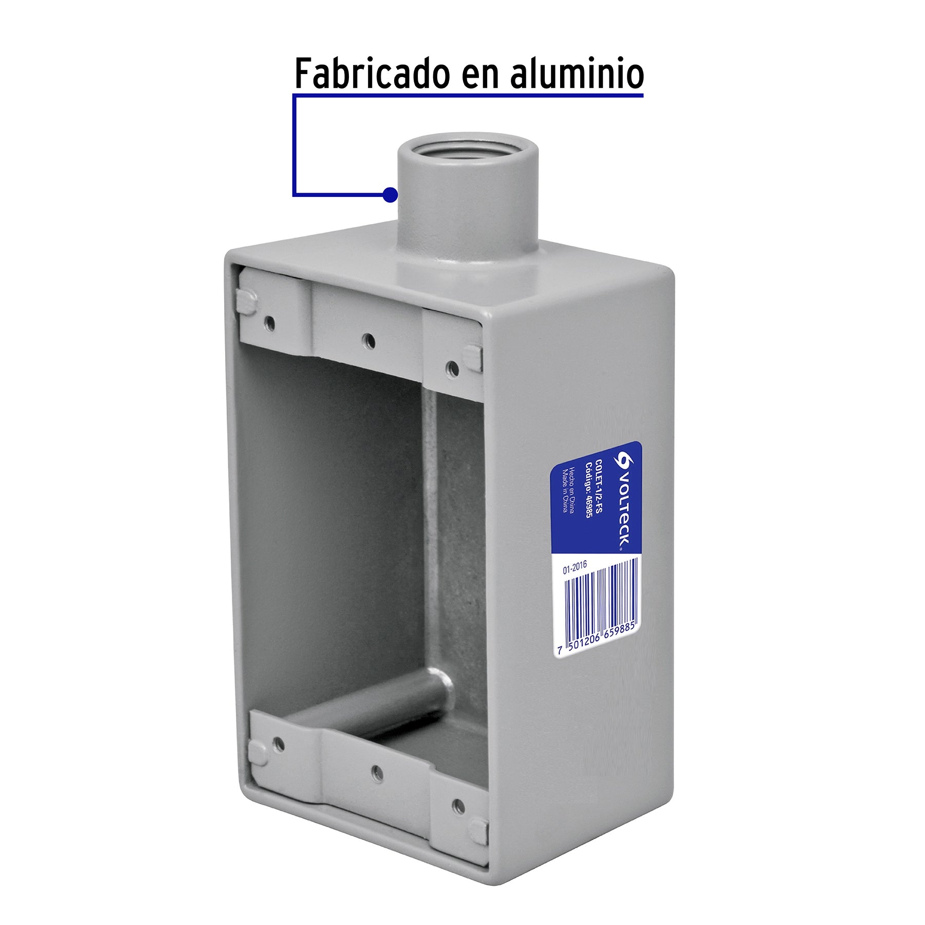 Condulet Tipo FS 1/2" (13 mm) Volteck