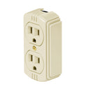 Contacto Duplex 2P + T de Sobreponer Marfil Volteck Basic