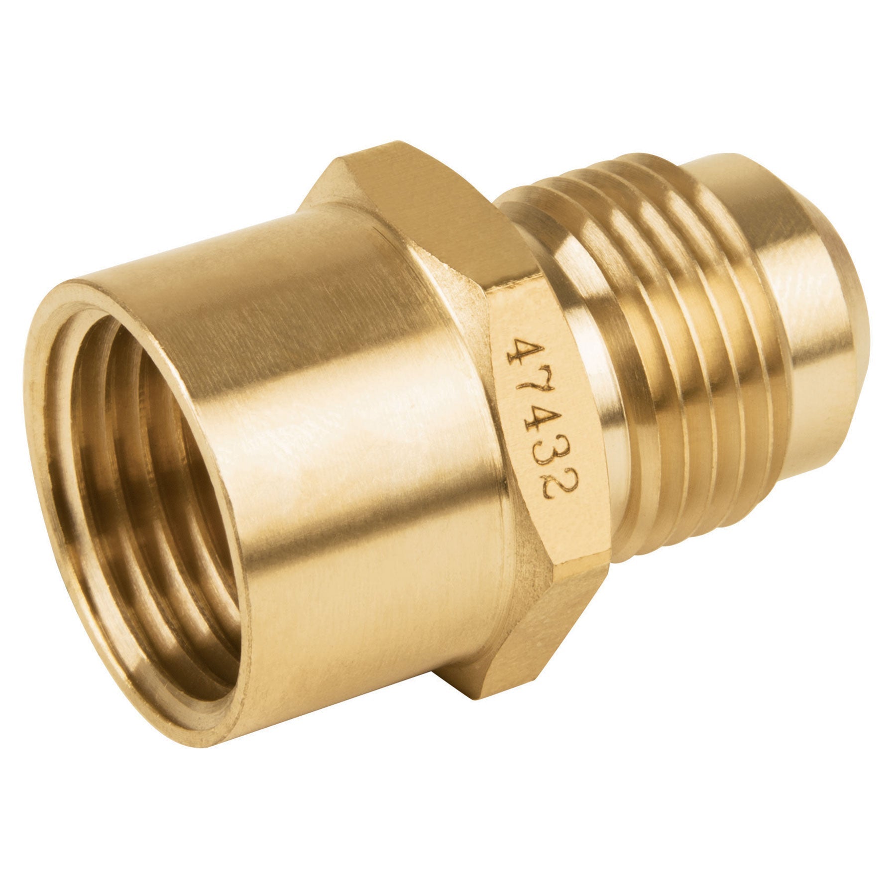 Niple Campana para Gas 1/4" Flare x 1/4" NPT