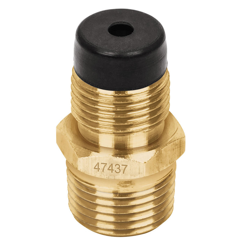 Niple Terminal para Gas 1/4" Flare x 1/4" NPT (10 mm Flare x 10 mm NPT)