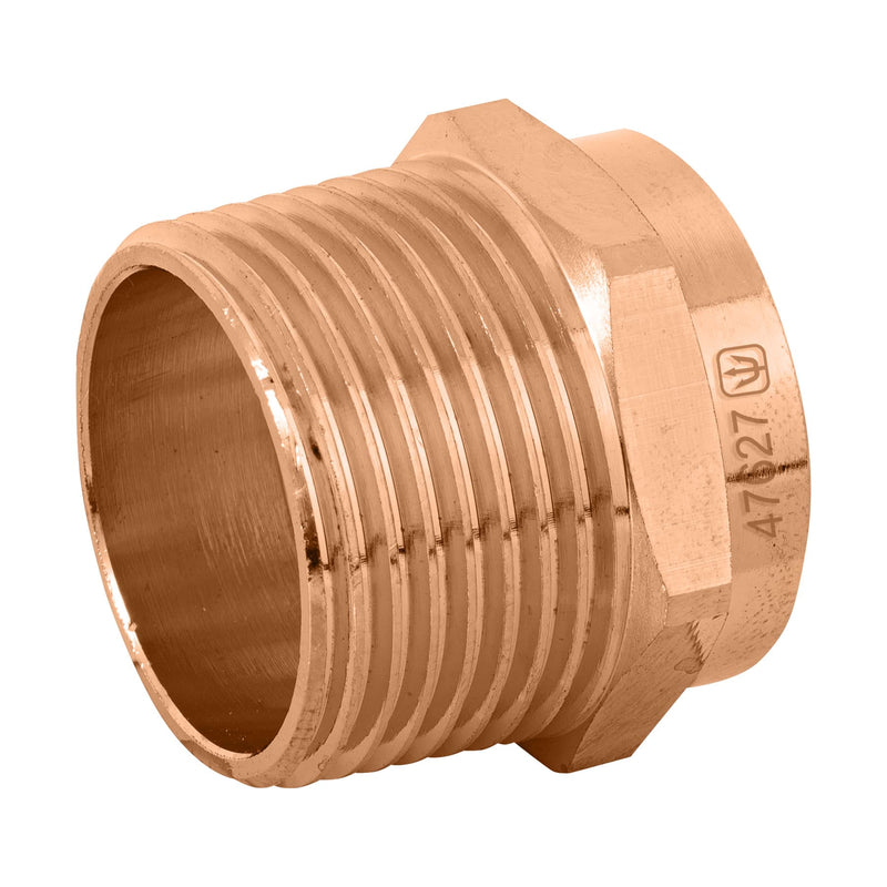 Conector Cobre Exterior Basic 1" (25 mm) Copperflow