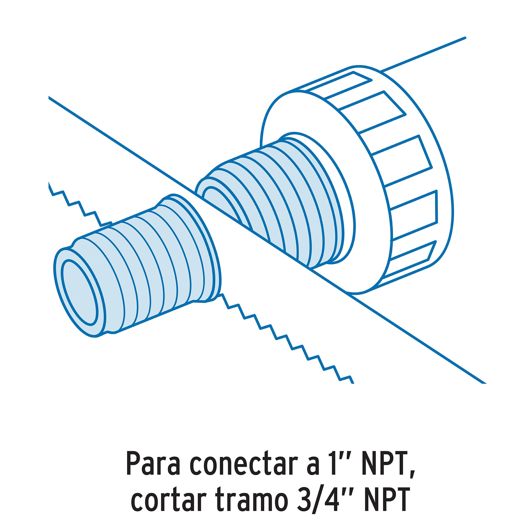 Multiconector con Valvula para Tinaco Foset