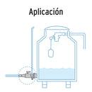 Multiconector con Valvula para Tinaco Foset