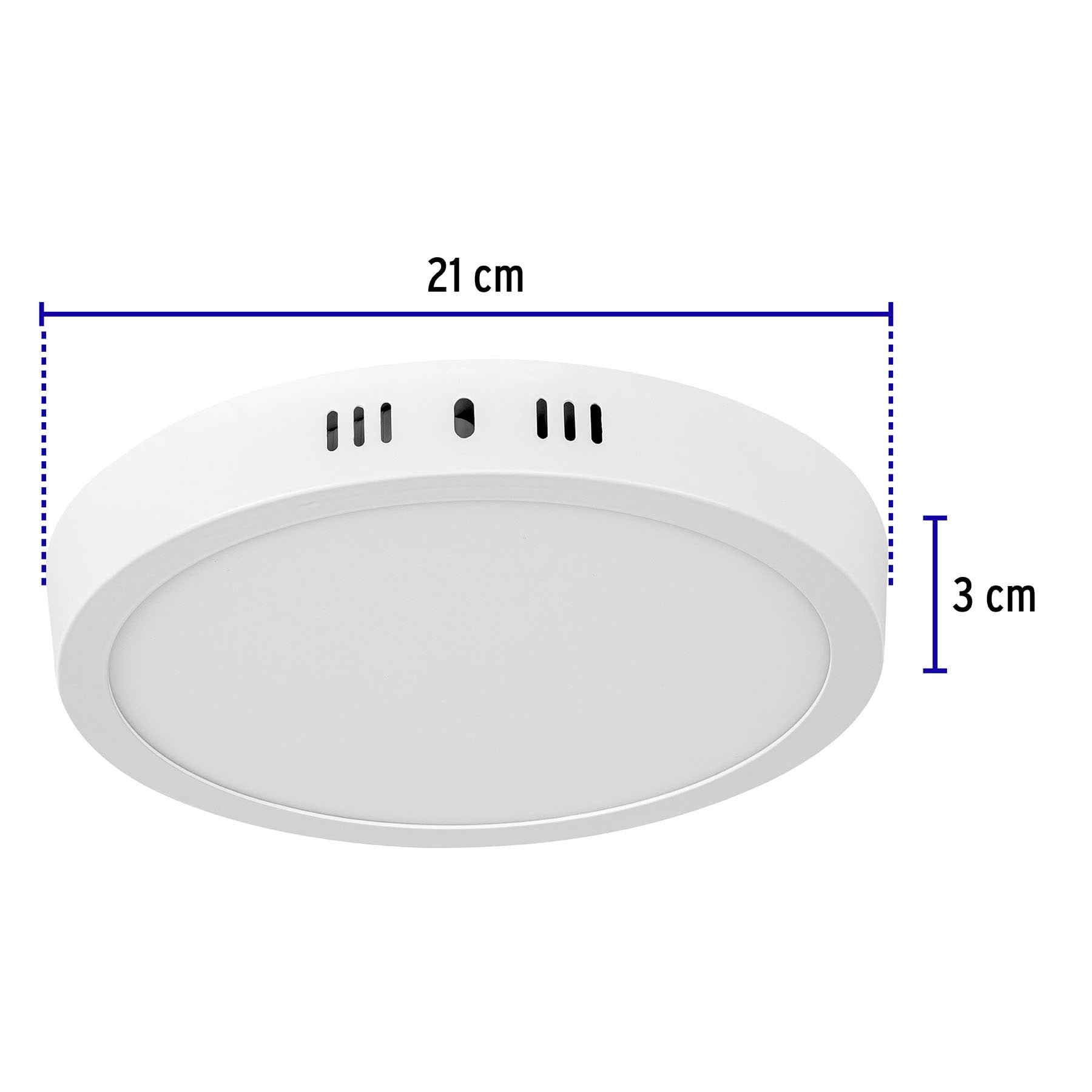 Luminario de Sobreponer LED Redondo Volteck 18 Watts Luz Calida
