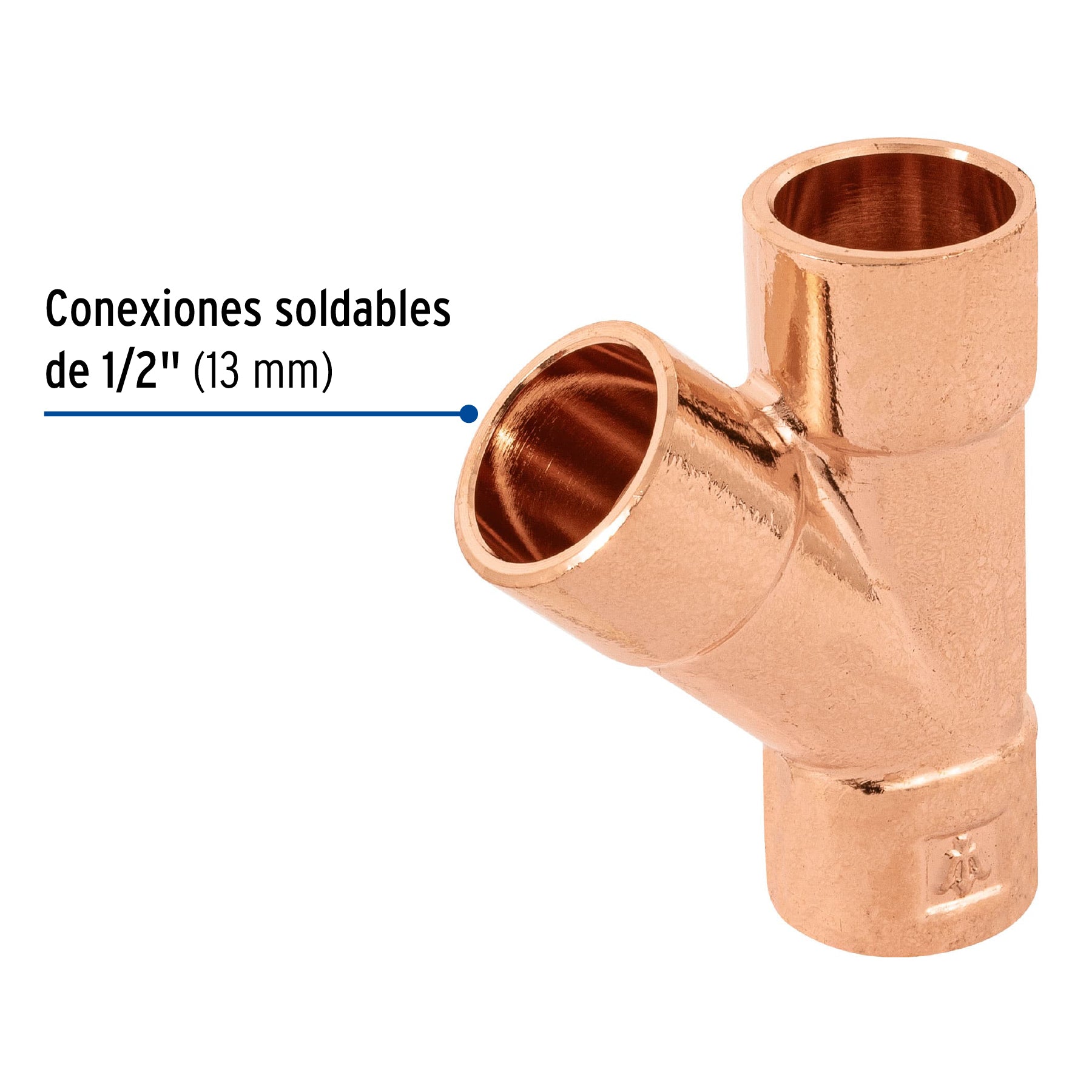 Yee Cobre  1/2" (13 mm) Foset