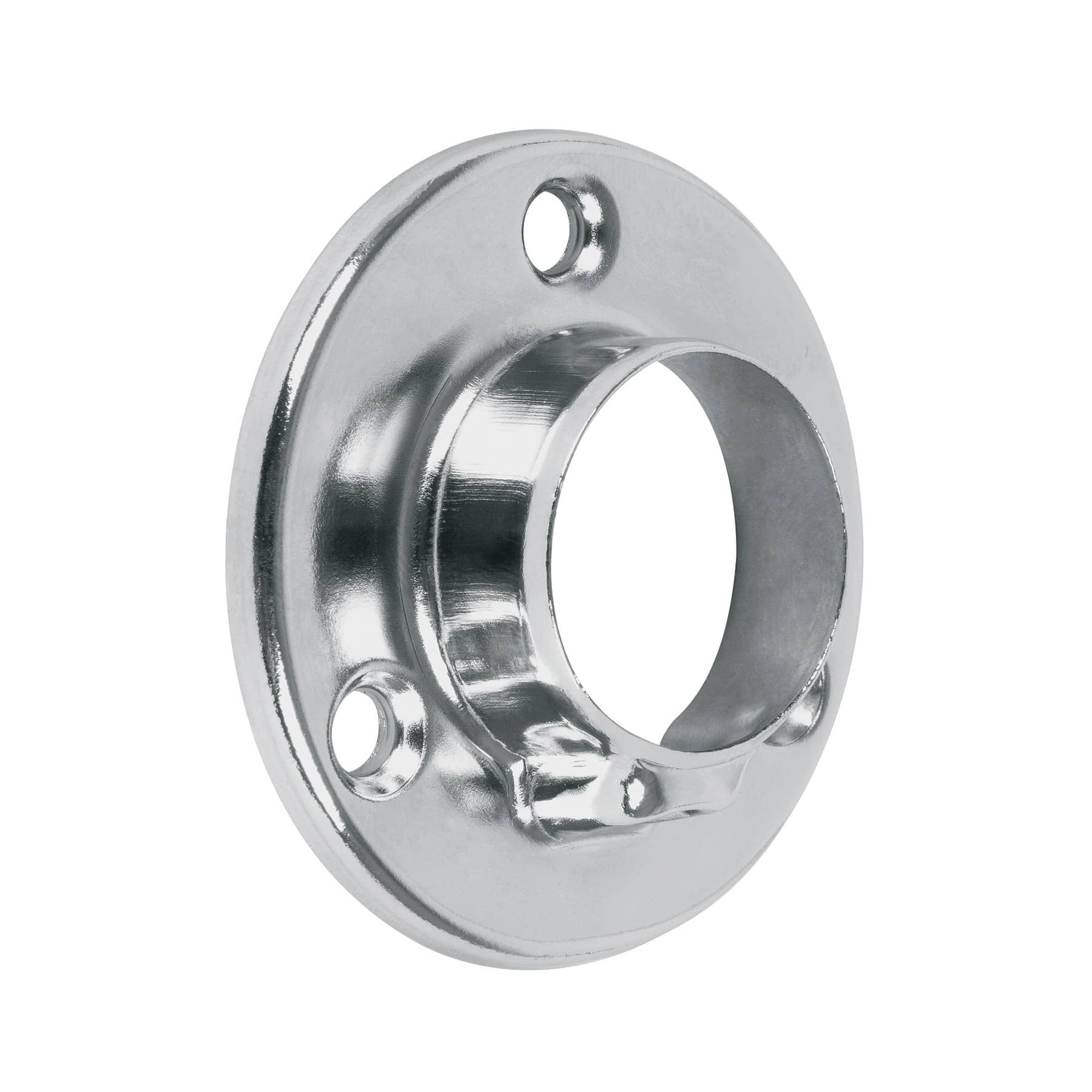 Brida Cromada para Tubo Redondo de 1" (25 mm) Hermex