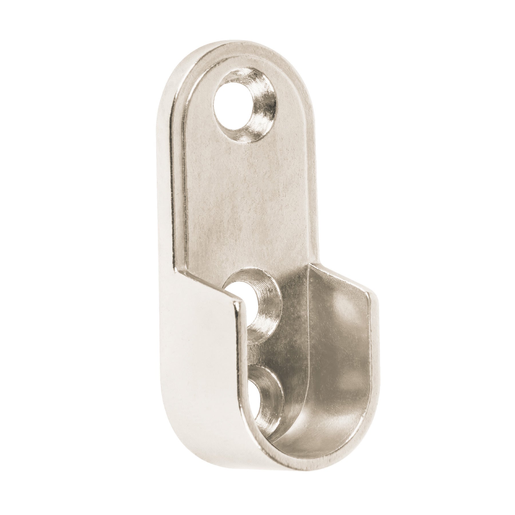 Brida Lateral para Tubo Cromado Ovalada Hermex