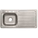 Tarja de Empotrar 100 x 51 cm A Inox 304 Foset Tina Izquierda