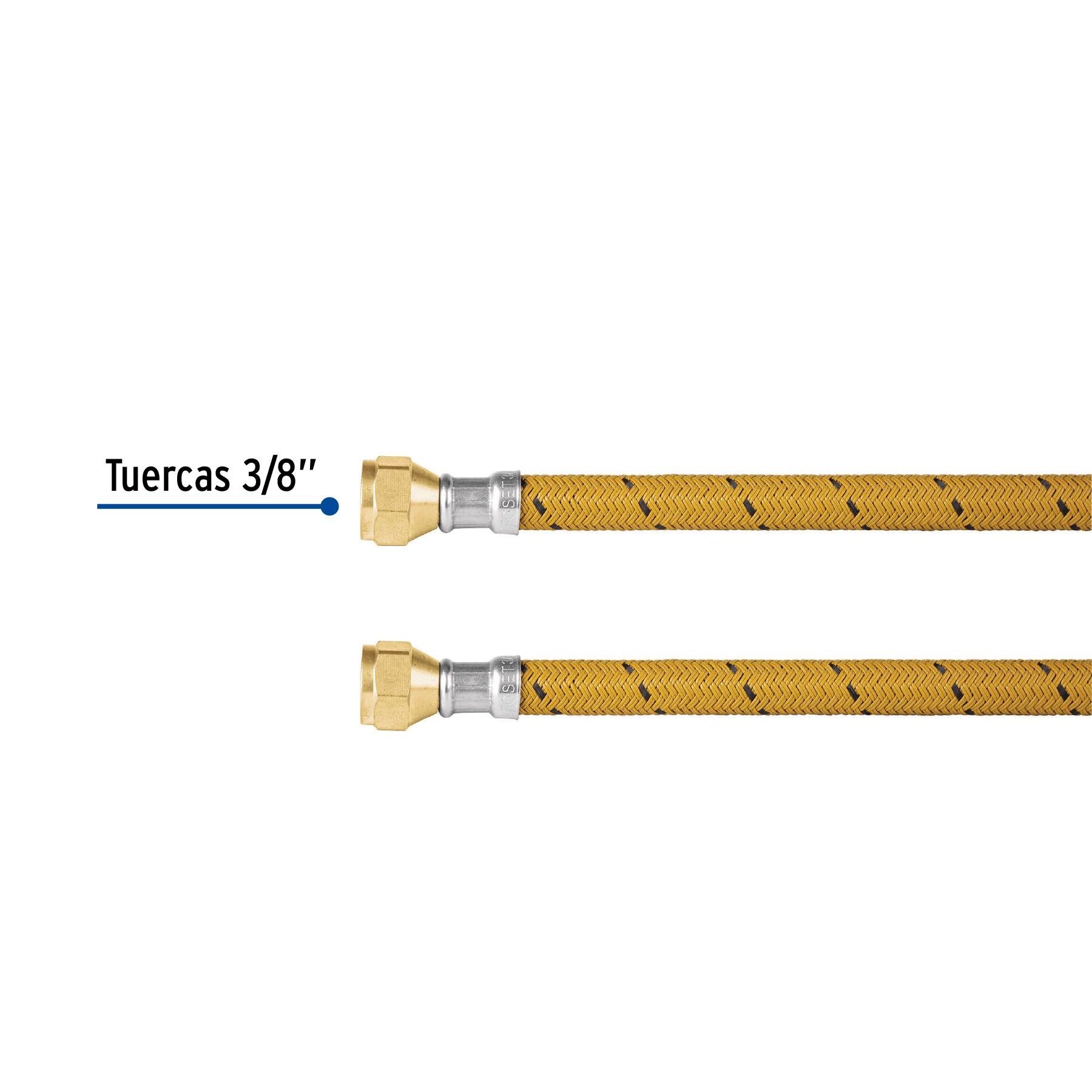 Conector Flexible para Gas Vinilo Foset 200 cms