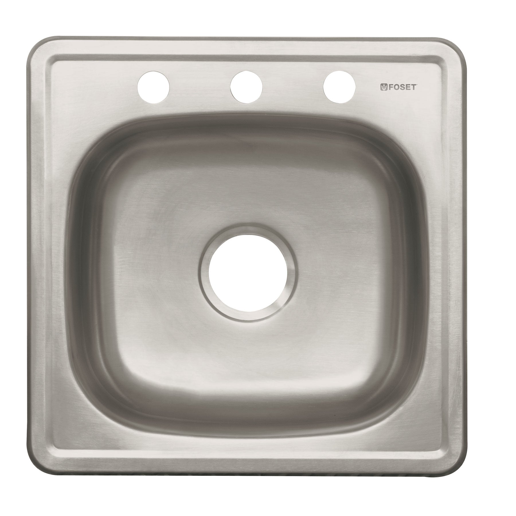 Tarja de Empotrar  48 x 48 cm A Inox 201 Foset Basic