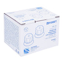 Juego de 2 Manerales Queen Grande con Chapeton Foset Basic Cromo