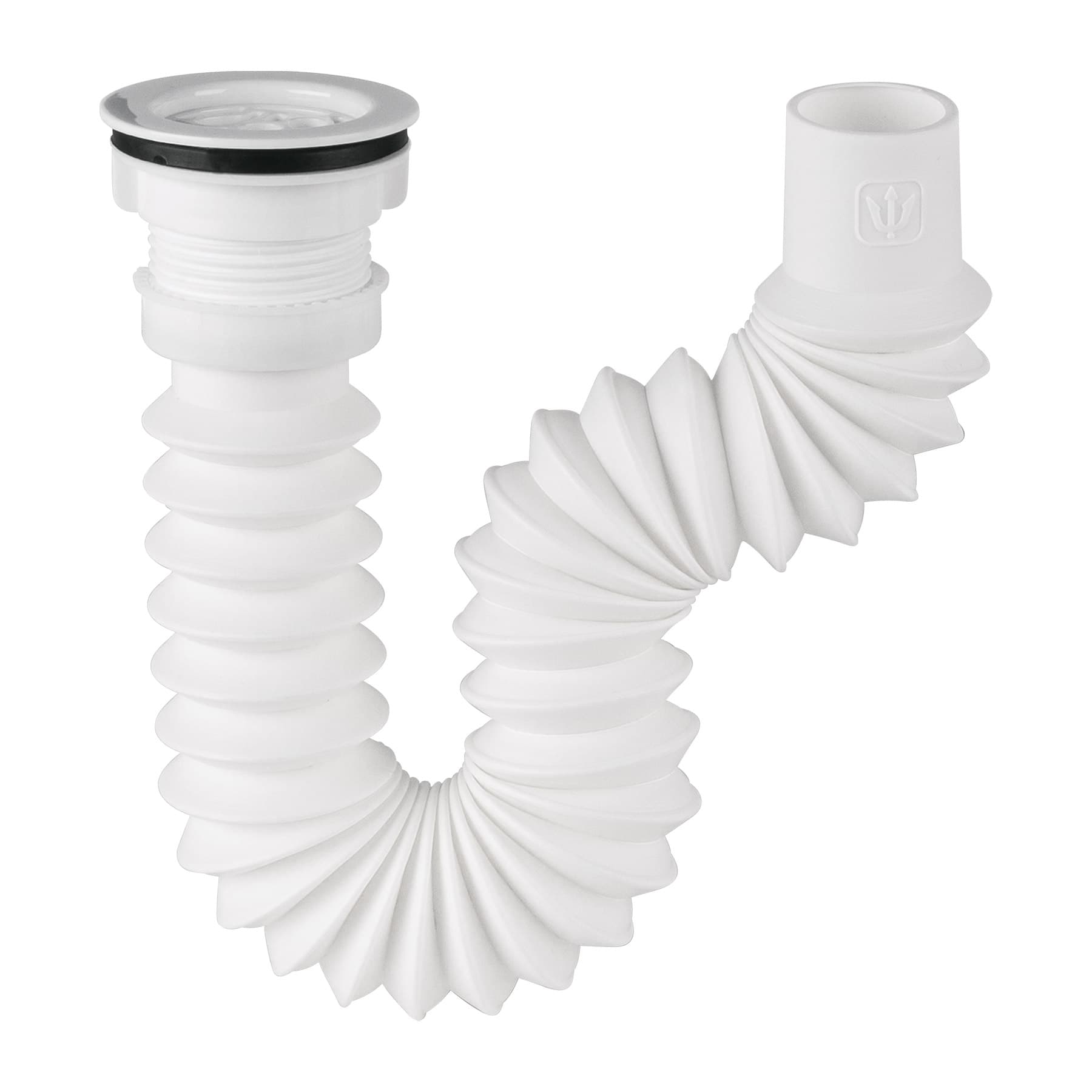 Cespol Flexible Tipo "P" para Fregadero de Polipropileno Foset