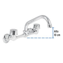 Mezcladora para Fregadero 8" a la Pared Aqua Foset