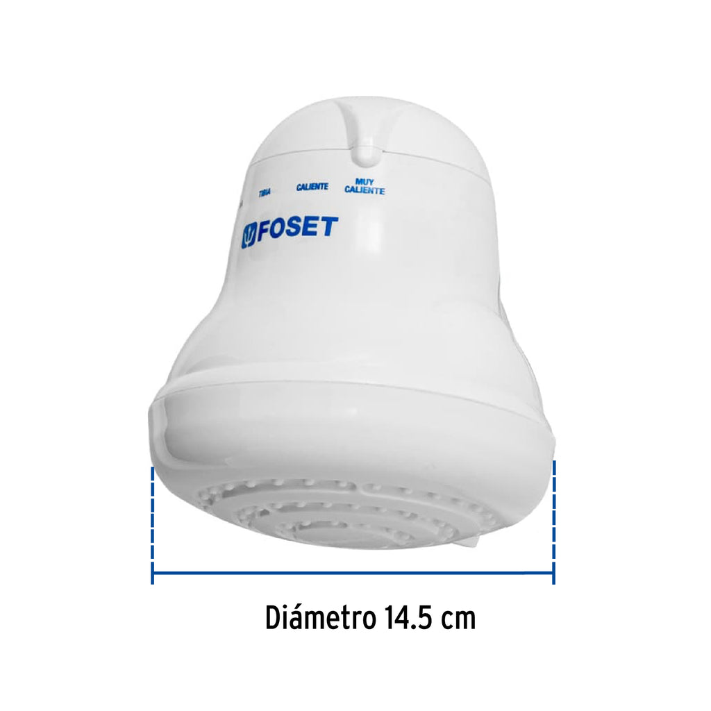 Regadera Electrica 4 Temperaturas Blanca Foset
