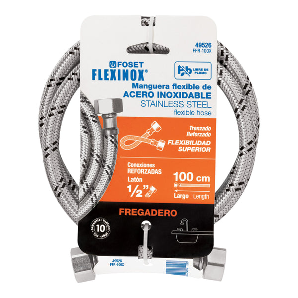 Conector Flexible para Lavabo o Fregadero 100 cms Foset
