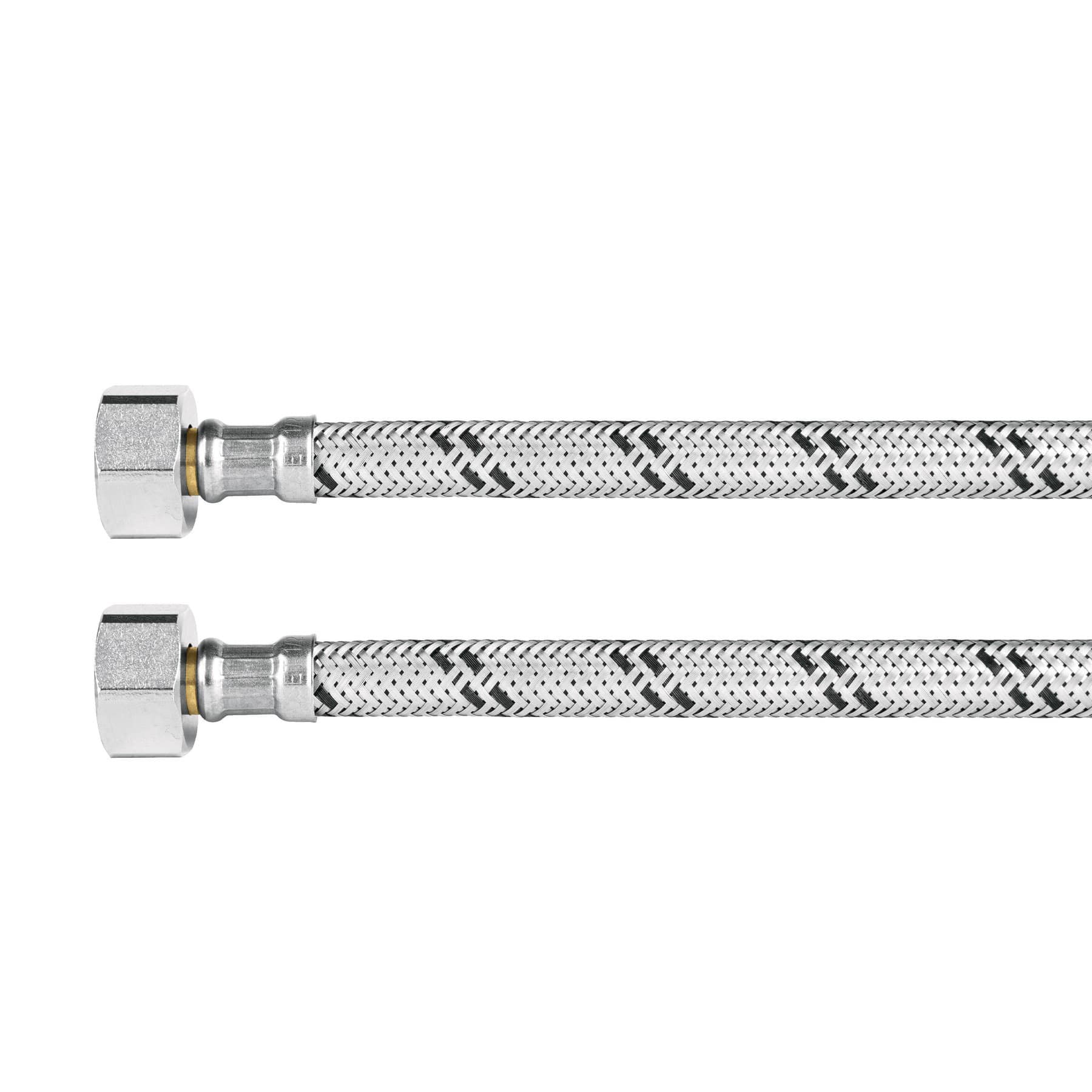 Conector Flexible para Sanitario 50 cms Acero Inoxidable 1/2" FIP x 7/8" AM Foset