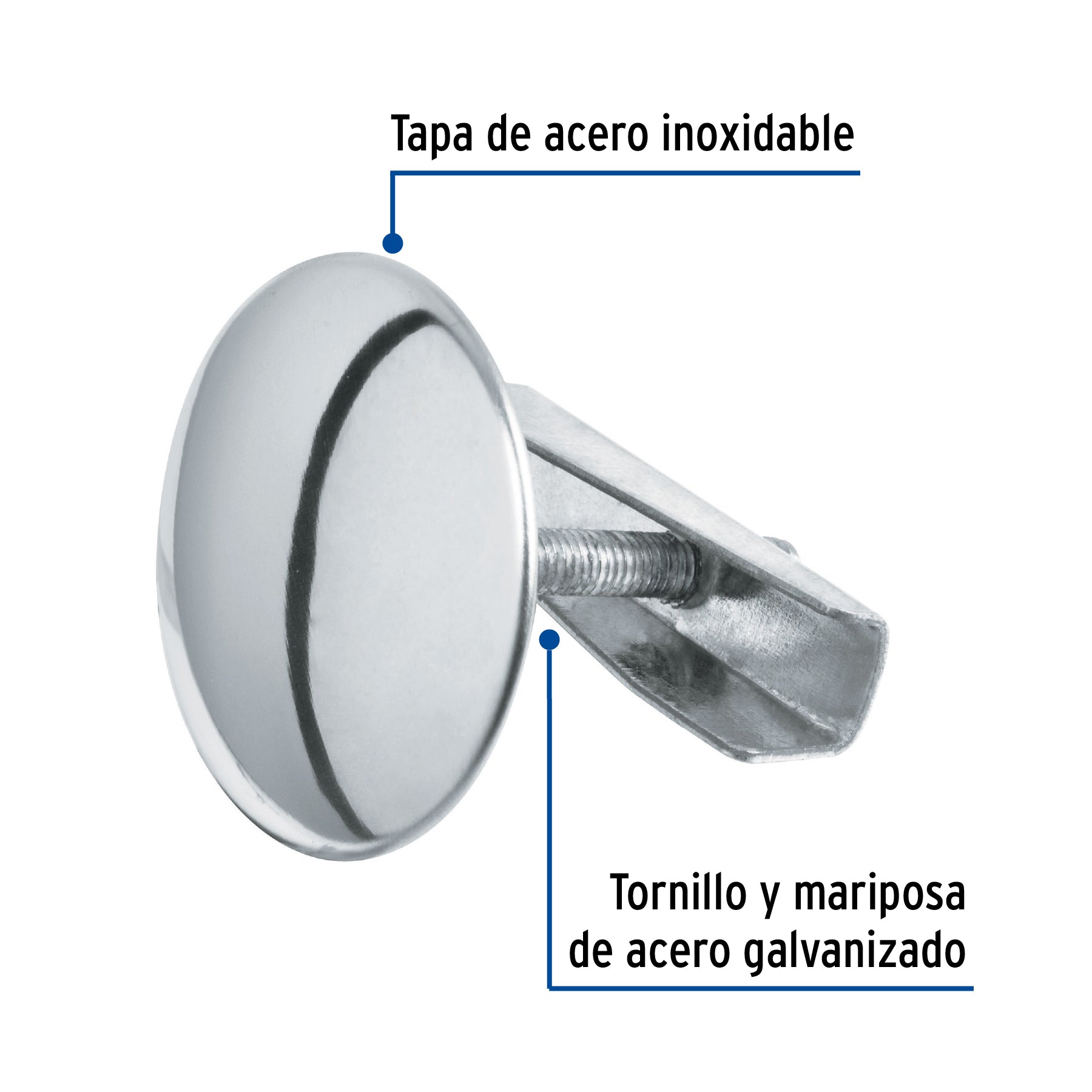 Cubretaladros de Acero Inoxidable Foset