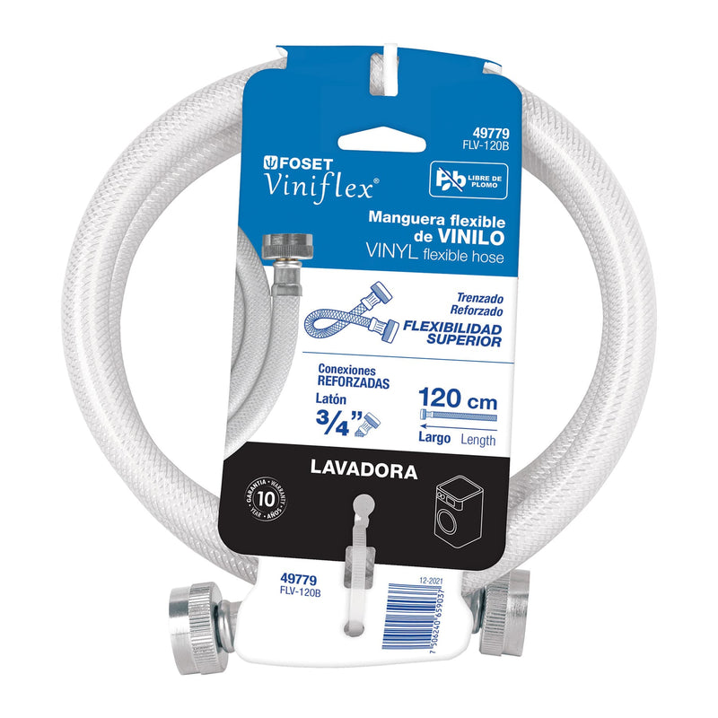 Conector Flexible para Lavadora 120 cms Vinilo Foset