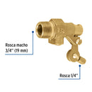Valvula de Llenado Tanque Alto 3/4" (19 mm) Reforzada Foset