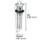 Contra para Lavabo con Tapon y Cadena Foset