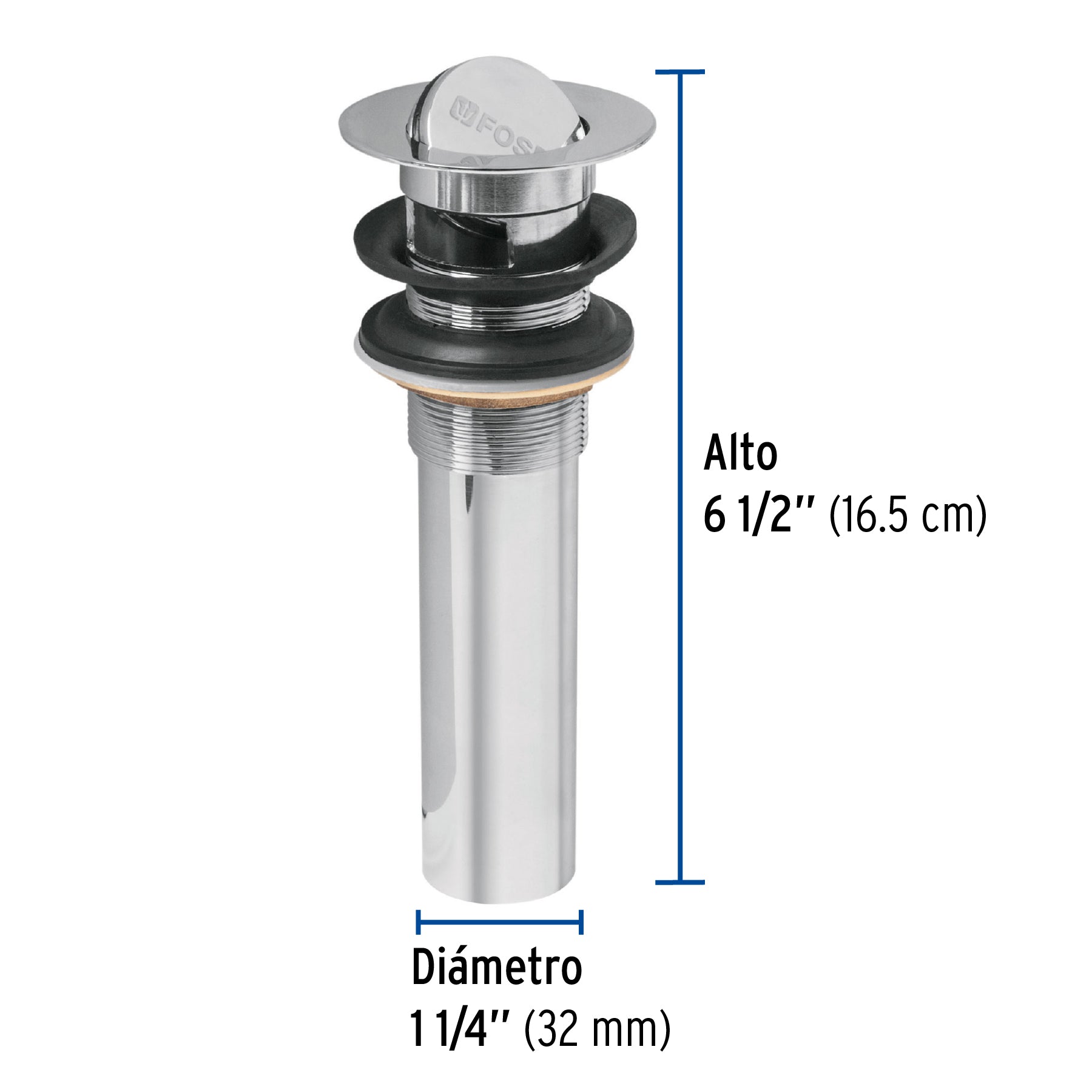 Contra para Lavabo Tipo Moneda Foset